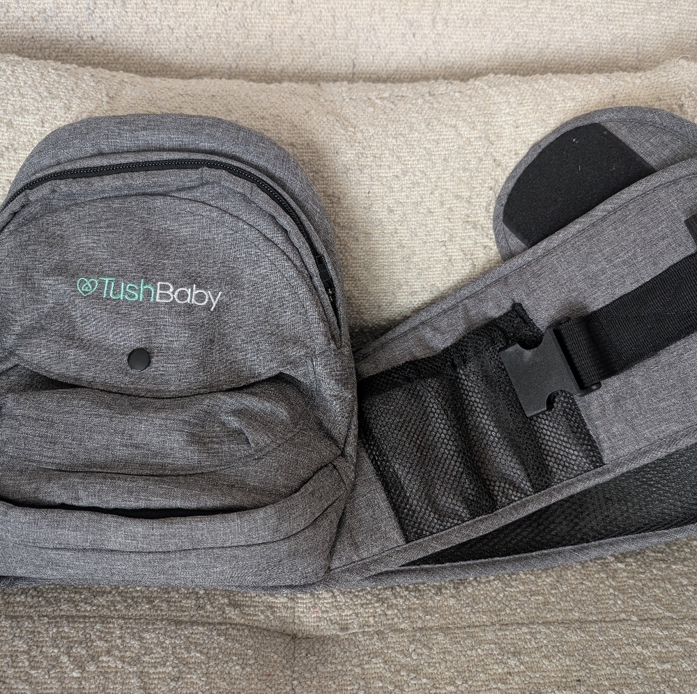 Tushbaby Gray Hip Seat Carrier Bag